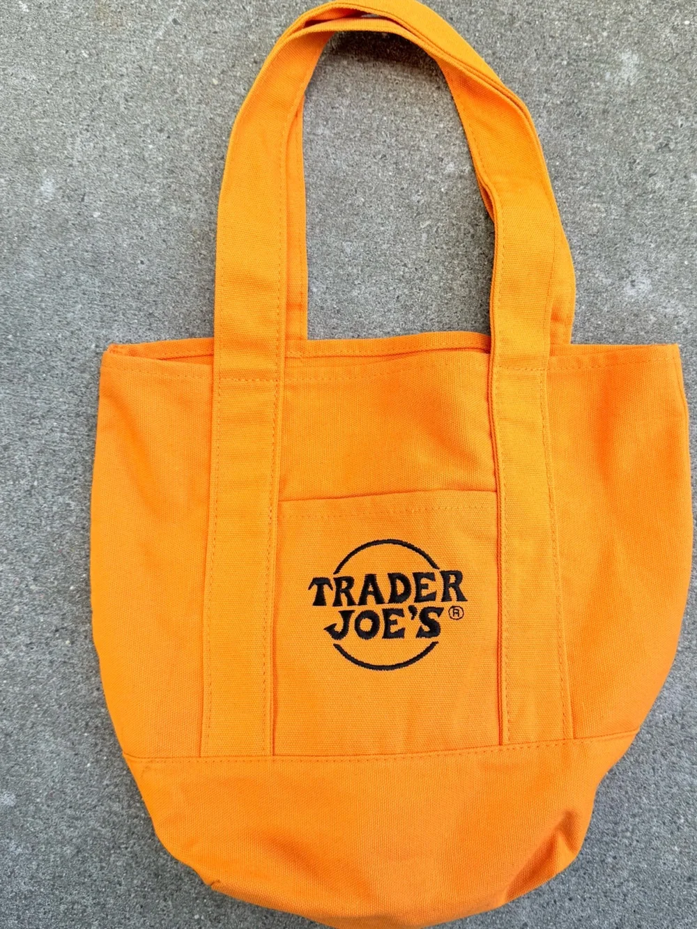Trader Joe’s Orange and Black Halloween Tote Bag